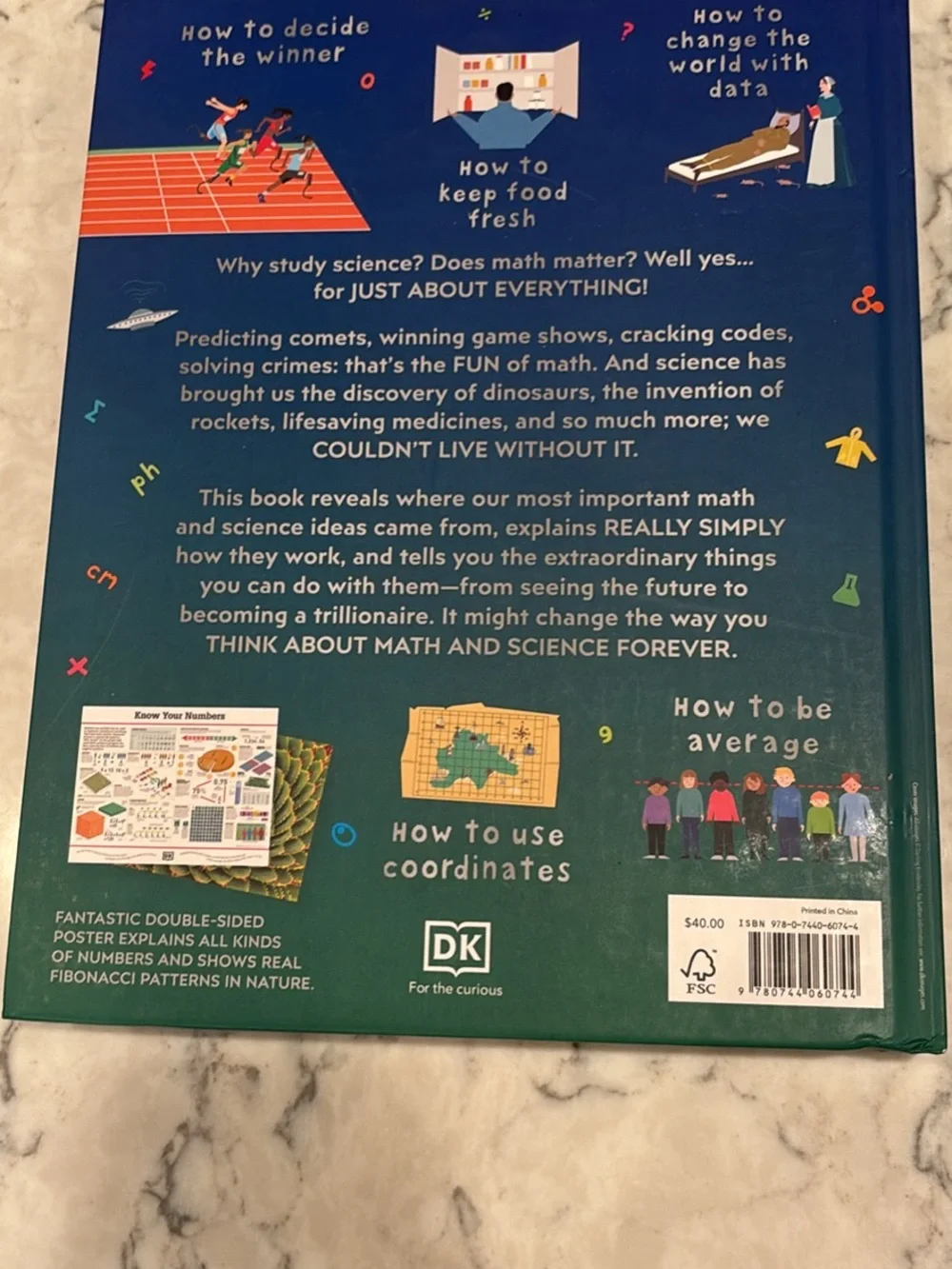 DK New What's the Point of Math and Science? Hardcover Book